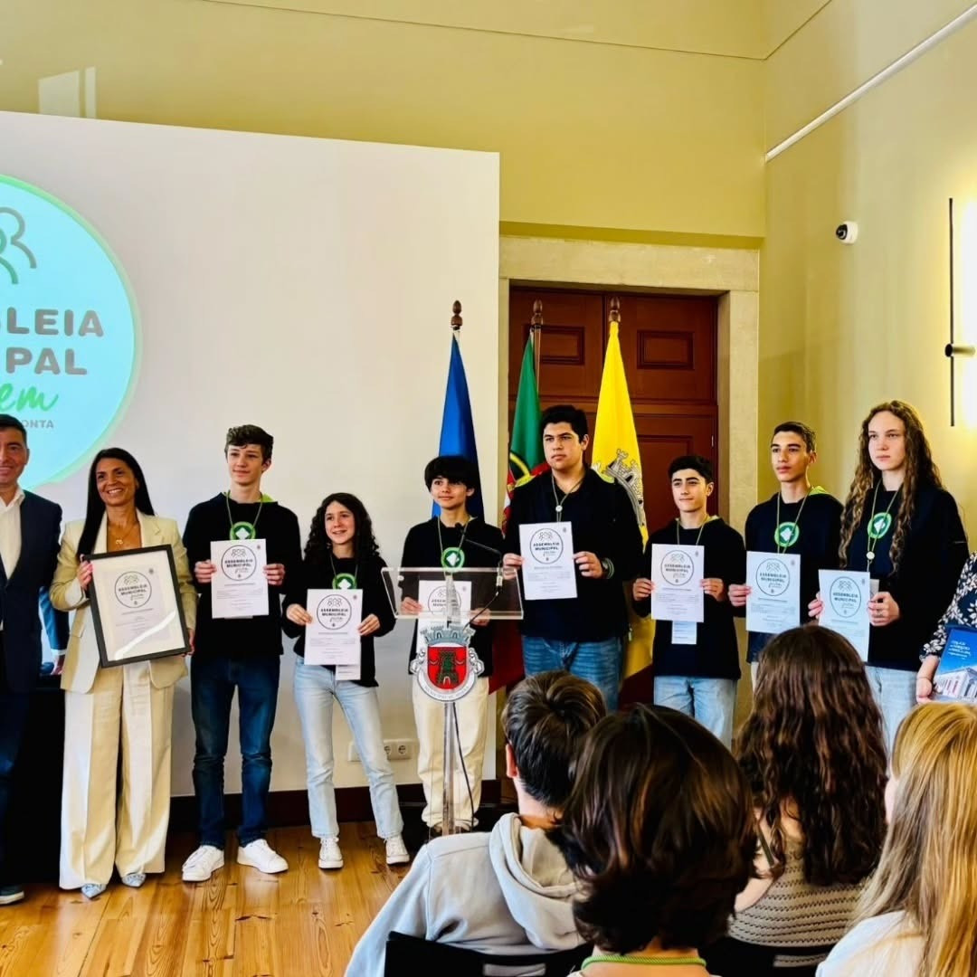 CSA | Assembleia Municipal Jovem 2025 | 2.° lugar | Parabéns aos Alunos. Que orgulho! 💚